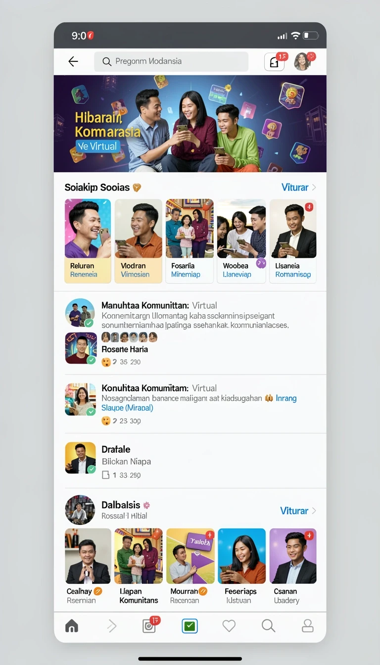Cuplikan layar menu unduhan wajik777 untuk perangkat Android